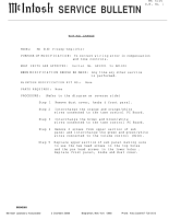 McIntosh MA-6100-Service-Bulletin